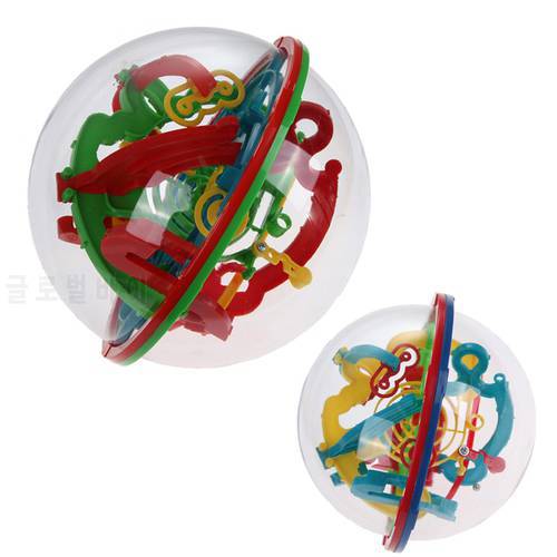 3D Ball Maze Puzzle Kids Children Spherical Maze Intellect Ball Balance Game and Puzzle Toy Gift Playing Ball
