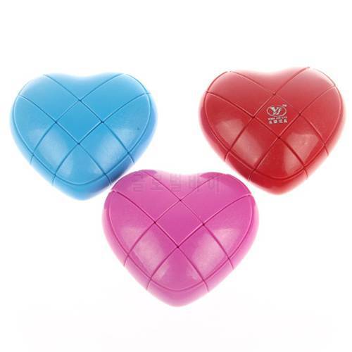 YJ MoYu Heart Cube Puzzle Cube Speed Puzzle Twist Cubes Cubo Magico Educational Toys Kids Gift Free Shipping