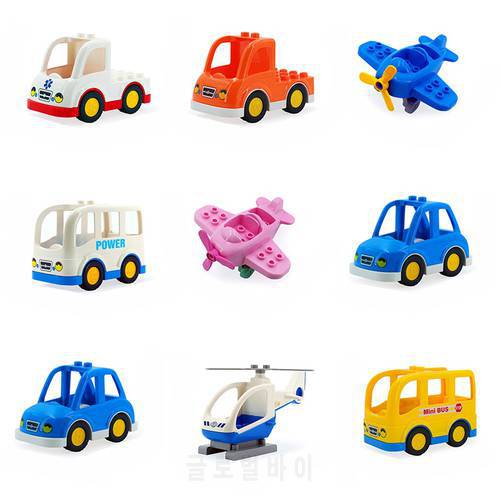 1Pcs Big Block Set Toys Compatible With Baseplate Car airplane Building Blocks Figure Education Toys For Children