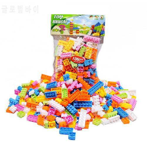 144 Pcs Plastic Building Blocks Bricks Children Kids Educational Puzzle Toy Model Building Kits for Kids Gift