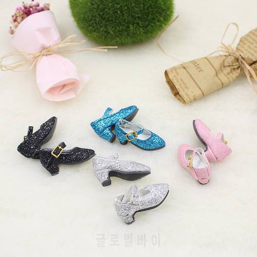 ICY DBS Blyth doll joint body shoes bling bling elegant High heels toy shoes