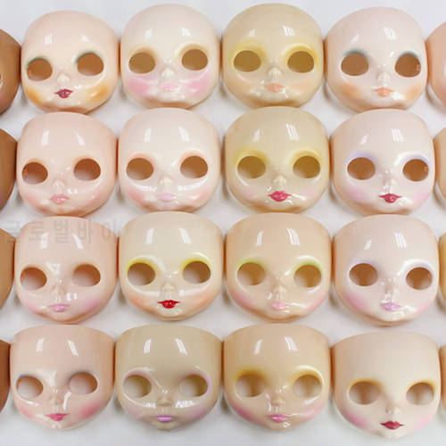 ICY DBS Blyth Doll Face DIY 5PCS including faceplate, backplate and screws for custom doll shiny face