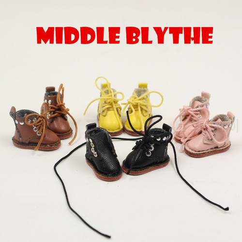 Leather shoes for 20cm height Middie Blyth doll with four different color
