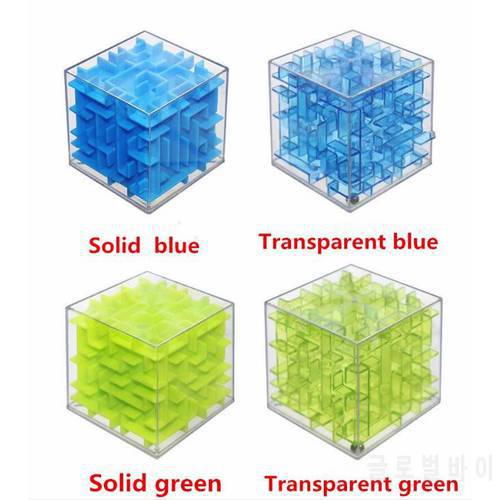 Hotsale Mini 3D Maze Magic Cube Puzzle Speed Cube Puzzle Game Labyrinth Rolling Ball Toys Cubos Magicos Learning Educational Toy