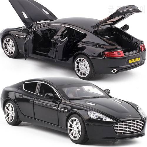 1/32 Aston Martin One-77 Metal Toy Car Diecast Alloy Model With Pull Back Function/Music/Light/Openable Door Kids Present Toys