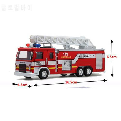 Children Toy Truck Alloy Model Fire Engine Models Aerial Spraying Car Simulation Packages Educational Electronic Battery 2021