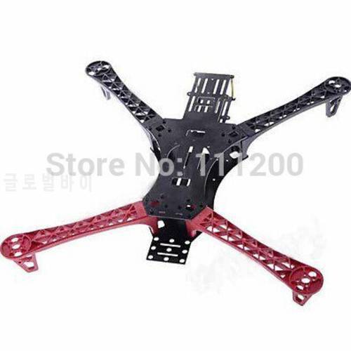 Black and Red landing gear HJ MWC X-Mode Alien 500mm Multicopter Quadcopter Frame Kit