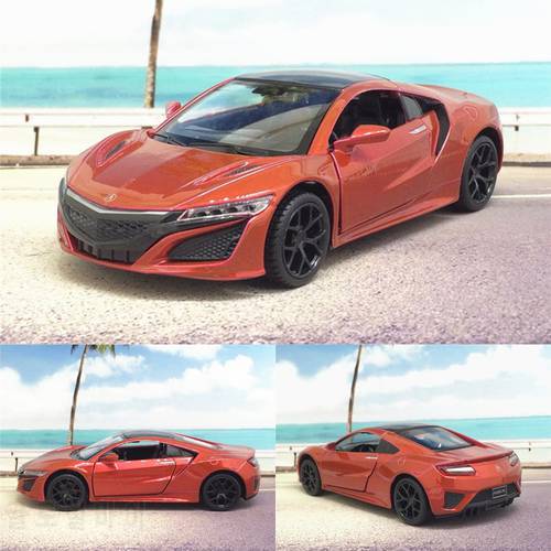 1:32 Scale Honda Acura NSX Metal Alloy Diecast Car Model With Sound Light Model Car Toys For Kids Gifts Free Shipping