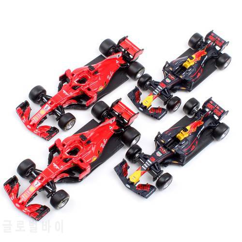 1:43 Scale 2021 BBurago Racer RB16B W12 E SF1000 Lewis Hamilton Charles Leclerc Sebastian Vettel Diecast Model Vehicle Car Toy