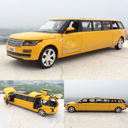 LENGTHENED 1:32 DIECAST CAR MODEL TOYS STRETCH LIMOUSINE WITH PULL BACK SOUND LIGHT FOR KIDS TOYS FREE SHIPPING
