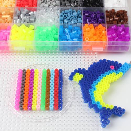 1000pcs/bag 5mm Hama Beads Puzzle Education Toy 48 Colors Jigsaw Puzzle Perler Beads 3D Puzzles Fuse Beads For Children
