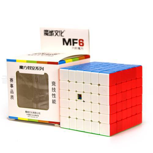 Moyu MF6 Cubing Classroom 6x6 Magic Cube Stickerless Professional Puzzle Speed Cube 6x6x6 Cubo Magico Toys For Children Games