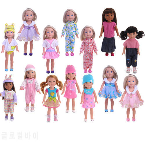 15 Cute Doll Costumes For 14.5-inch American Costume Doll Children’s Toys, The Best Christmas Gift For A Generation Of Girls