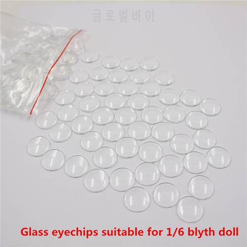 Free shipping 1/6 blyth doll glass eyechips high quality pupils with transparent color suitable for 30cm Blyth doll