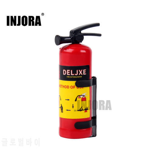 INJORA RC Car Accessories Plastic Fire Extinguisher for 1/10 Rock Crawler Axial SCX10 90046 Capra TRX4 VS4-10 Gen8