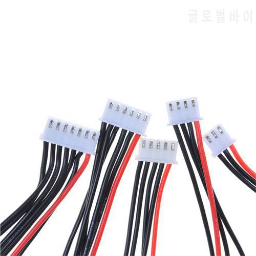 5pcs 2s 3s 4s 5s 6s Model Lithium Battery DIY B6 Balancing Charge Silicone Wire JST-XH JST XH Plug Adapter for RC FPV