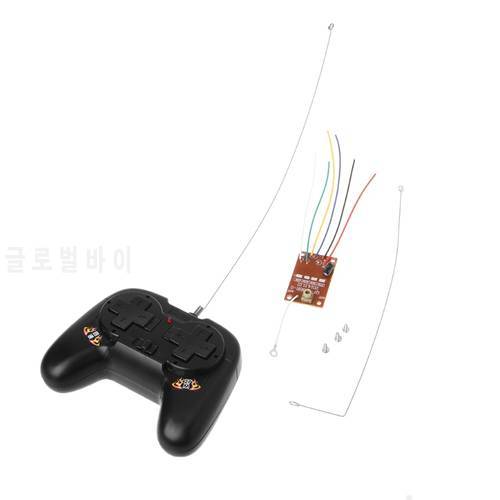 8 Buttons 4CH Remote Control with Receiver Board 27Mhz Antenna for DIY SN-RM9 Remote Control Parts