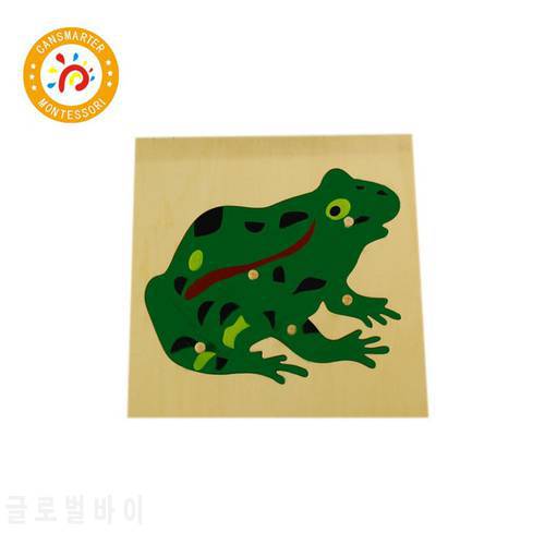 3D Animals Puzzle Jigsaw Board Toys for Kid Montessori Children Plants Educational Teaching Aids Wooden Game Toys for Children