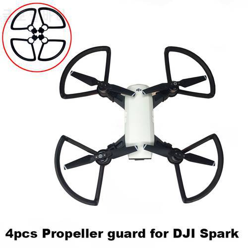 4pcs Propeller Protector for DJI Spark Drone 4730F Blade Bumper Props Quick Release Props Wing Fan Guard Light Weight