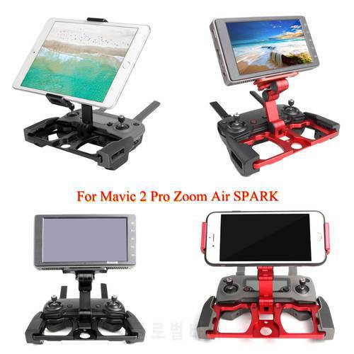Upgraded Ver Aluminum Phone Tablet Suitable for Crystalsky Monitor Stand Holder Bracket mount for DJI Mavic 2 Pro Zoom Spark Air