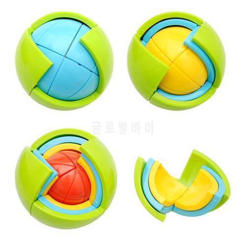 3D Puzzle Ball Maze For Children kids Early Educational Toys Gifts 3D Intelligence Ball Game Puzzle DIY Assembly