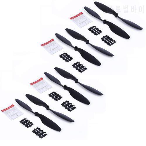 8pcs 1045 1045R Propeller Plastic Replacement Props for DJI F450 F550 Multi-Copter Quad-Copter Drone Spare Parts CW CCW Wing Fan