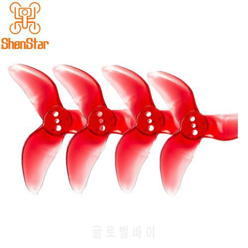 2 Pairs AVAN Blur 2 inch 3- CW CCW Propeller Props for Babyhawk Racer FPV Mini Drone Quadcopter Accessory Parts Red Color