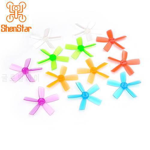 ShenStar 2Pairs 2035 Propeller 2inch PC Prop 5-blade CW CCW Paddle for Micro Indoor Brushless FPV Racer Drone 1102/1103 Motor