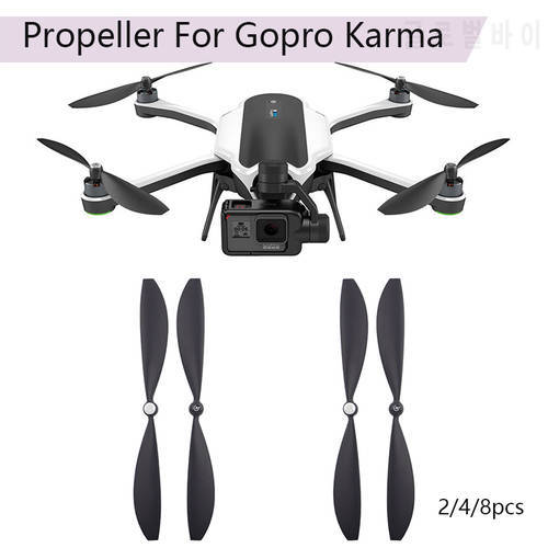 4/8pcs Replacement Propellers Props for GoPro Karma Drone Self Locking Blades Replacement Screw Fans Accessories Spare Parts