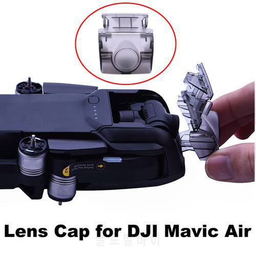 Lens Cover Cap for DJI Mavic Air Drone Camera Lens Protector Filter Guard Stabilizer Protector Snap on Dustproof Cap Spare Parts