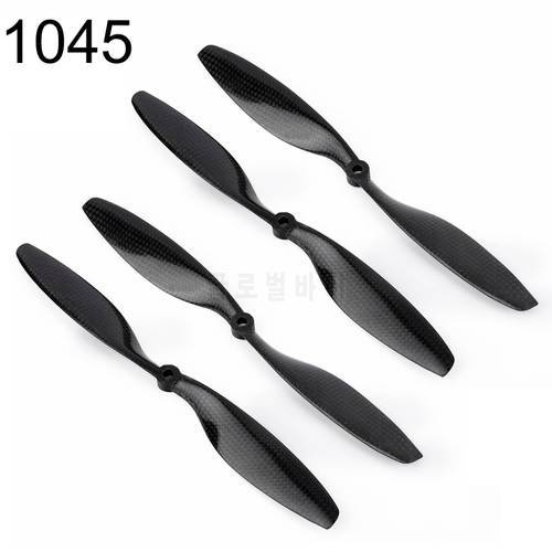4 pieces 10x4.5 1045 Carbon Fiber Propeller for Multicopter F450 F550 Drone RC Spare Parts CW CCW Props Replacement Blade Wing