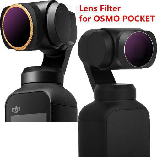 OSMO Pocket Camera Filter Professional Waterproof MCUV/ CPL/ ND4 8 16 32 64/ ND-PL Camera Lens Filters for DJI OSMO Pocket