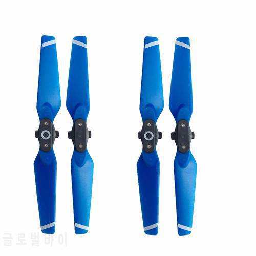 4pcs Propeller for DJI Spark Drone Quick-Release Props Folding 4730 Blades Accessories Spare Parts Wing Screw Blue red white