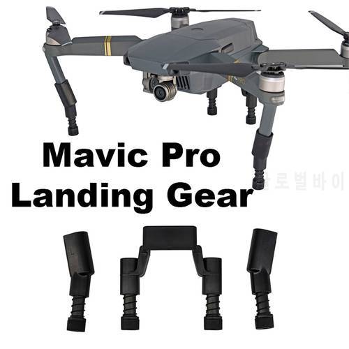 Landing Gear Kits for DJI Mavic Pro Platinum Drone Protector Guard Heightened Extend Leg feet with Spring Shockproof Spare Parts