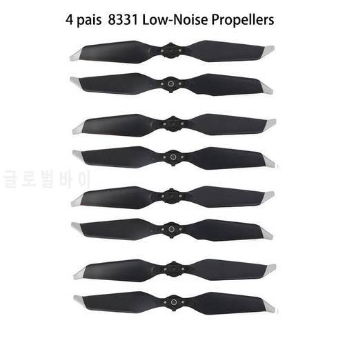 4 Pairs 8PC For Mavic Pro Platinum 8331 Low Noise Quick-Release Propellers ( Golden/Silver ) for dji Mavic Pro Accessories