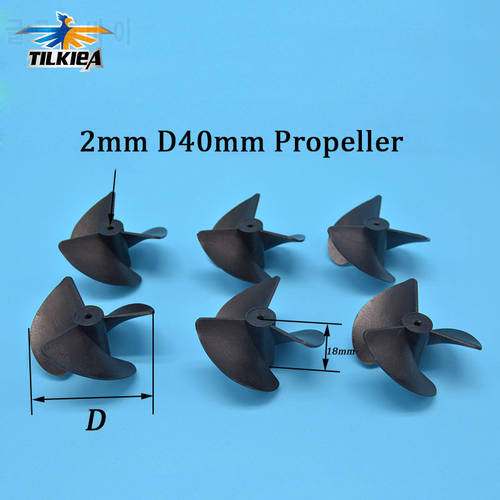 Model Boats Accessories 3 blades Propellers for 2mm Shaft 1.95 Mounting Hole Paddles DIY Toy Accessories