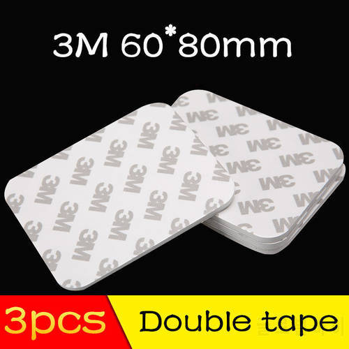 3pcs 60*80mm Adhesive 3M eva Foam damping rectangular Foam Two Sides Stick Double Sided Tape for RC parts hobby ESC or receiver