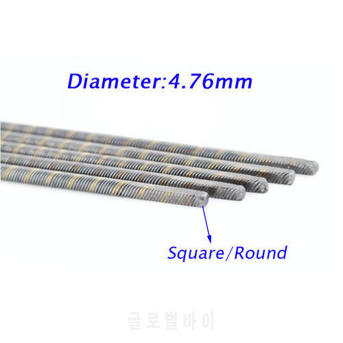 Free Shipping 4.76mm Flexible Shaft 3/16 Soft Shaft For RC Boat Model Length 300/310/500/550mm Spare Parts Positive/Reverse