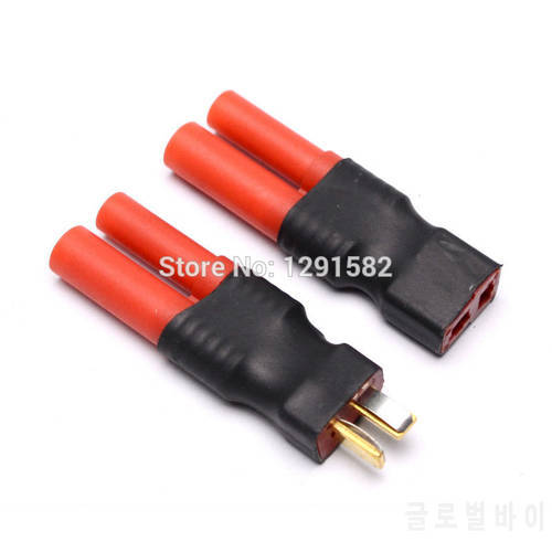 HXT 4MM 4.0MM 4.0 to T Plug Male / Female Adapter Lipo Battery Bullet Deans Wireless Connector 1pcs