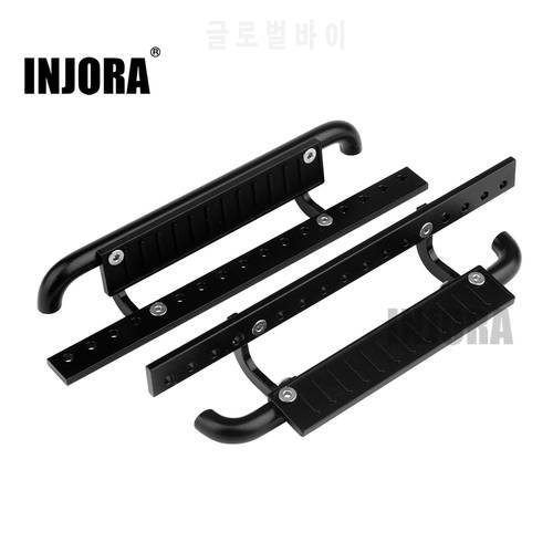 INJORA 2PCS Metal Rock Sliders Pedal Plate for 1:10 RC Rock Crawler D90 Upgrade Parts