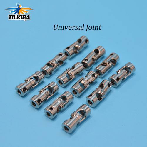 Rc Boat Car Metal Cardan Joint 2mm/2.3mm/3mm/3.175mm/4mm/5mm/6mm/8mm/10mm Gimbal Couplings Shaft Motor Connector Universal Joint