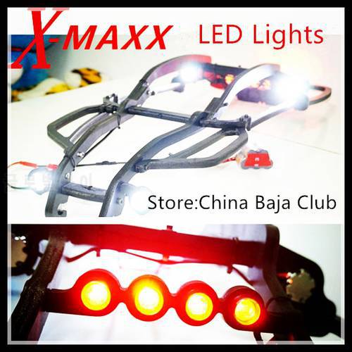 TRAXXAS X-MAXX Lamp Headlamps Taillight Set 12pcs Include head light bracket and switch