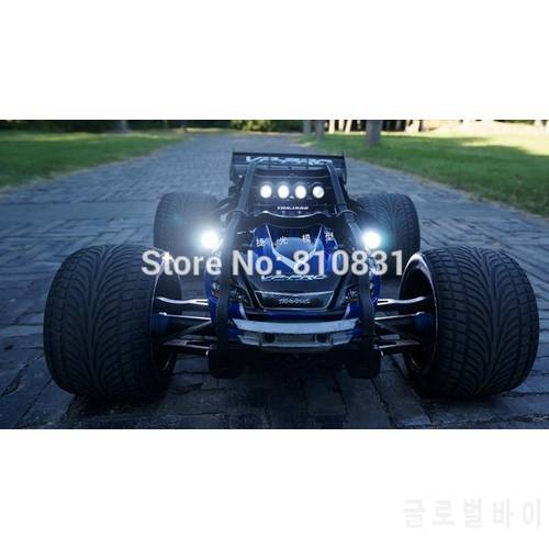Headlamps Taillight Set 12pcs Include Tail light bracket and Remote control switch For 1/10 E-Revo Traxxas