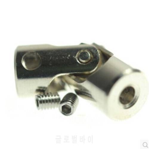 2piece RC Car Boat Model parts Stainless Steel Universal Joint Coupling 3/3.17/4/5/6mm