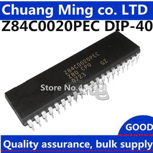 Free Shipping 5-10pcs Z84C0020PEC Z84C0020 84C0020 DIP40 Z80 CPU Z80CPU Microprocessor ic