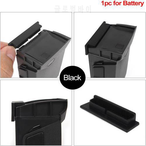 1Pc Battery Charging Port Protector Silicone Cover Dustproof Plug for DJI MAVIC AIR Black Gray