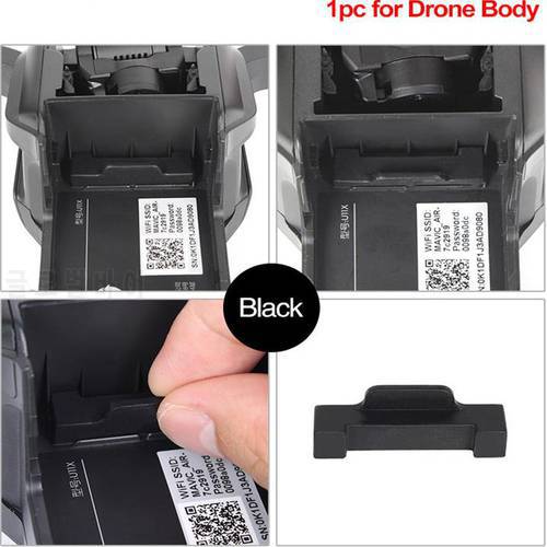 1Pc Drone Body Port Protector Silicone Cover Dustproof Plug for DJI MAVIC AIR Black Gray