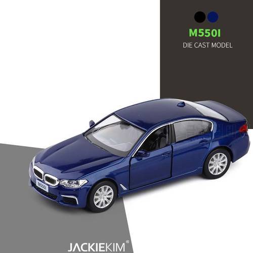 1:36 Scale Diecast Alloy Metal Car Model For M550i Collection Vehicle Model Pull Back Toys Car For Children Gifts