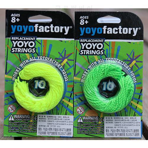 yoyofactory REPLACEMENT YOYO STRINGS 10 PCS YOYO STRINGS for Professional competition