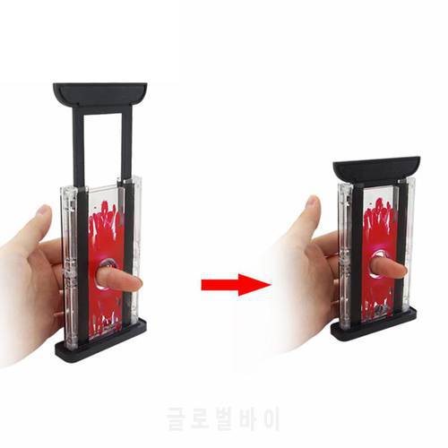 Plastic Hand Cutter Finger Chopper Guillotine Tools for Children Magic Trick Toys Props Magical Supplies Practical Jokes Toys